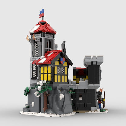 Dragon Knights Castle MOC Medieval Fantasy Architecture Building Kit - 3