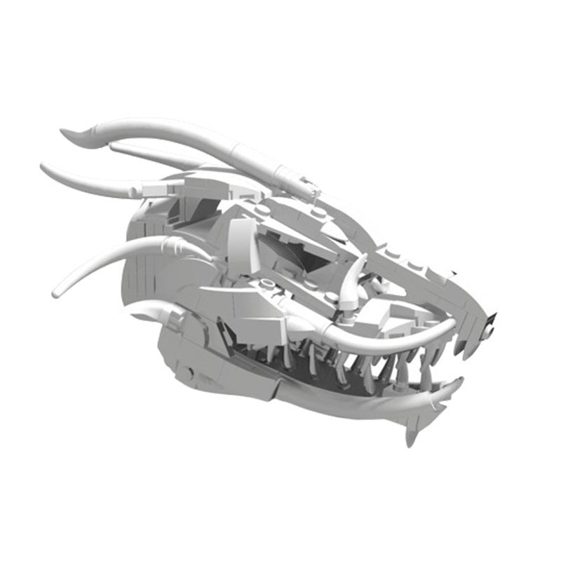 dragon skull building set | moc-117194 - 1