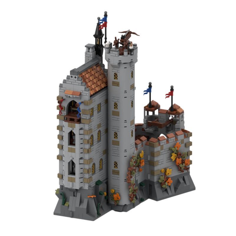 dragon slayers' castle building set | moc-167273 - 3