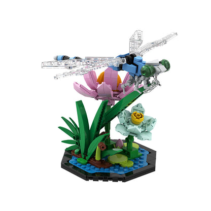 dragonfly building set | lego compatible - 5