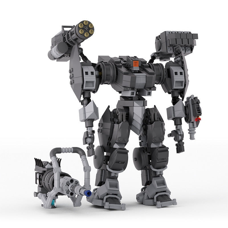 Dreadplate Heavy Weapons Platform MOC Building Kit | Sci-Fi Mecha Model - 4