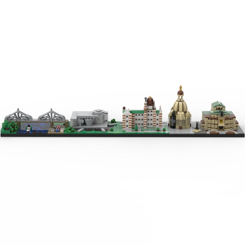Dresden Germany Skyline MOC Architecture Building Kit - 1