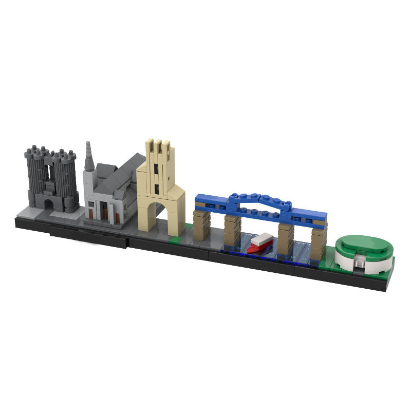 Drogheda Skyline Building Kit | Ireland | LEGO-Compatible MOC - 1