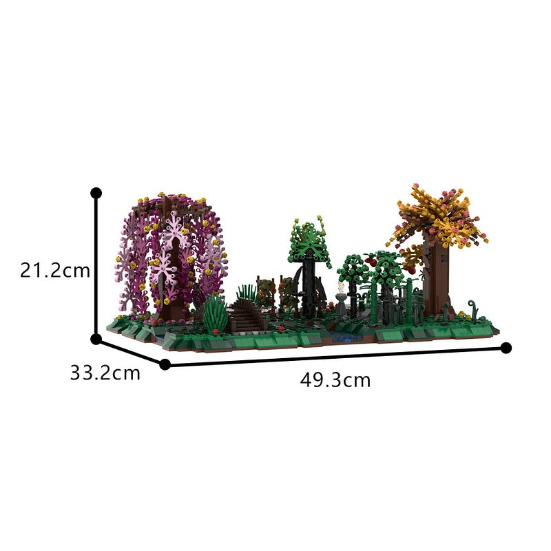 Druid Grove Fantasy Botanical Garden MOC Building Kit - 4