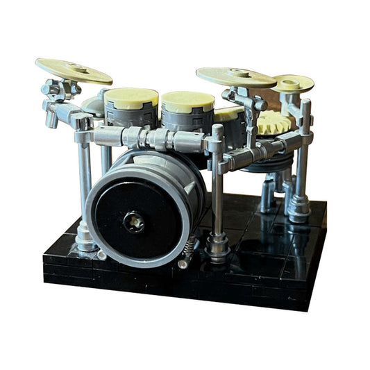 Drumset with Rack-System Building Kit | MOC-121738 - 1