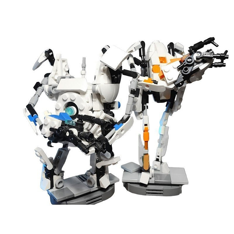 Dual Companion Test Robot Mech Duo MOC Building Kit | Mecha Model - 3