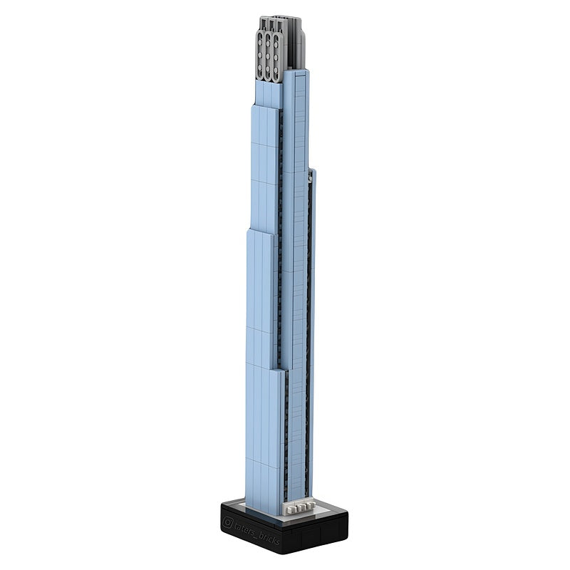 Dubai Burj Azizi Skyscraper Architecture MOC Building Kit - 1