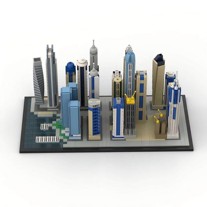 Dubai Marina Skyline Building Kit | LEGO-Compatible MOC - 3