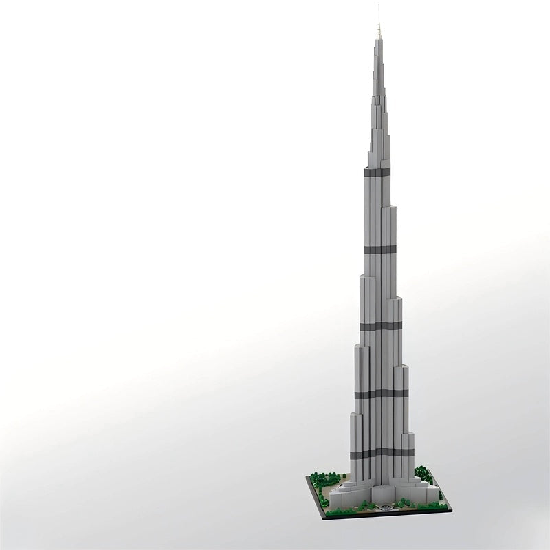 Dubai Skyscraper 1:800 Scale Model | Tallest Tower Modular Building Kit - 1