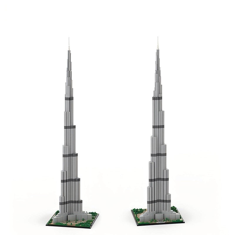 Dubai Skyscraper 1:800 Scale Model | Tallest Tower Modular Building Kit - 4