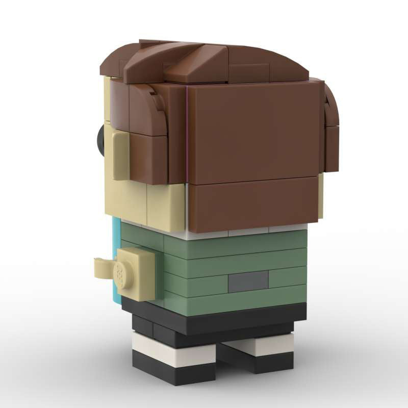 dudley dursley brickheadz building set | harry potter | lego-compatible - 3