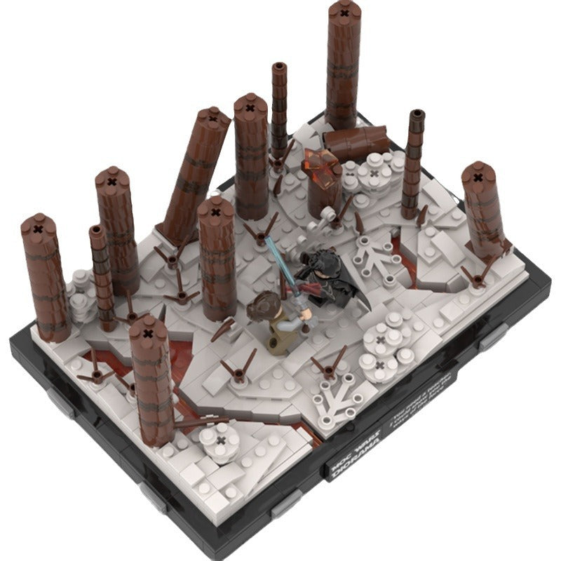 duel on starkiller base building set | star wars diorama | moc-113890 - 5