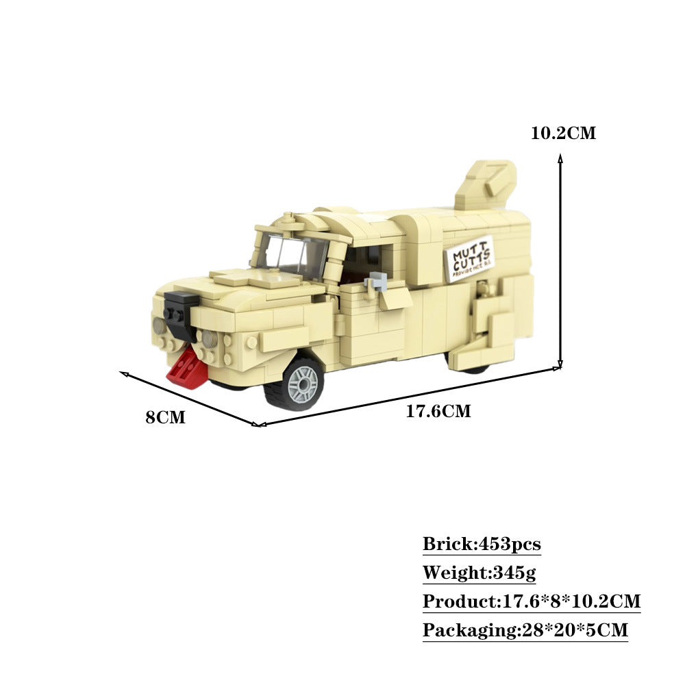 dumb & dumber mutt cutts dog van building set | moc-20096 - 2