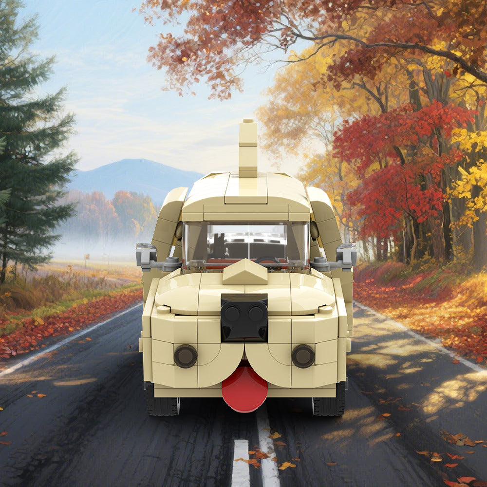 dumb & dumber mutt cutts dog van building set | moc-20096 - 2