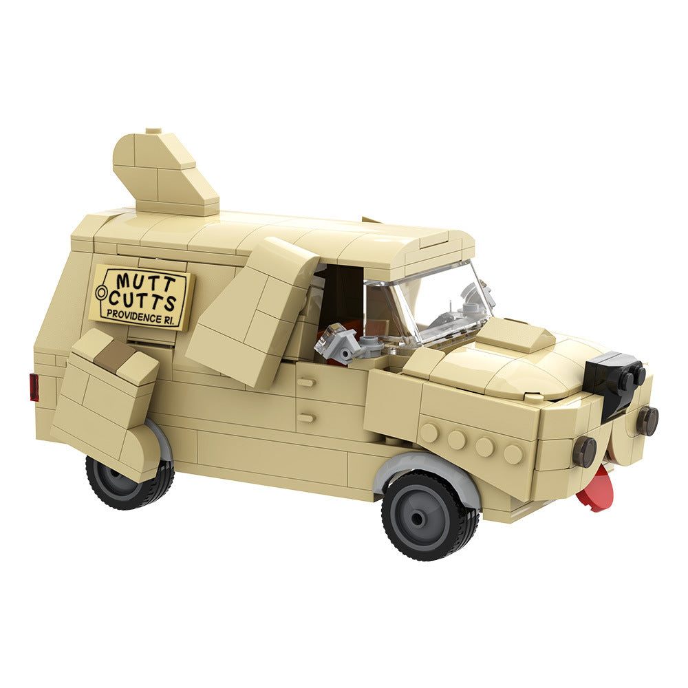 dumb & dumber mutt cutts dog van building set | moc-20096 - 5