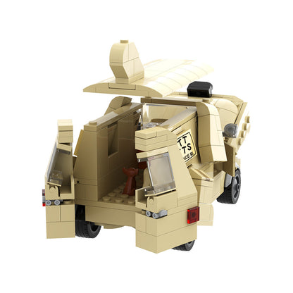 dumb & dumber mutt cutts dog van building set | moc-20096 - 6