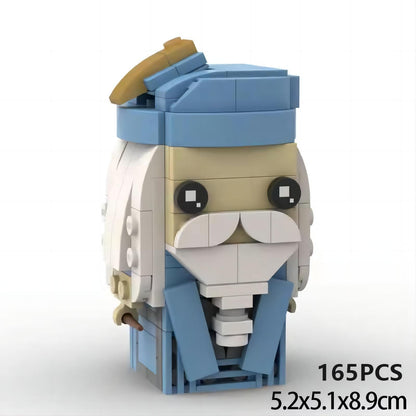 dumbledore brickheadz moc building set | harry potter | lego-compatible - 1
