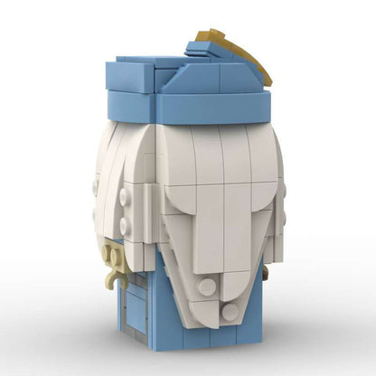 dumbledore brickheadz moc building set | harry potter | lego-compatible - 4
