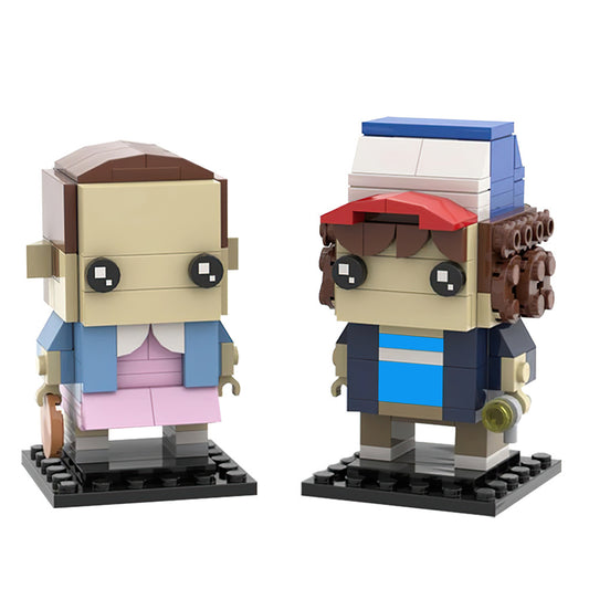 dustin & eleven brickheadz | stranger things | moc-26518 - 3