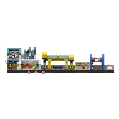 Dystopian Survival Skyline MOC Building Kit | Apocalyptic City Tower Set - 1