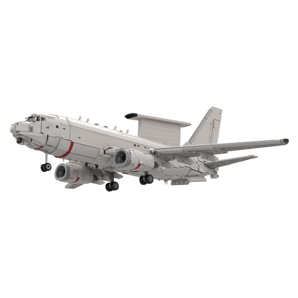 E-7 Wedgetail Military Aircraft Building Kit | LEGO-Compatible MOC - 4