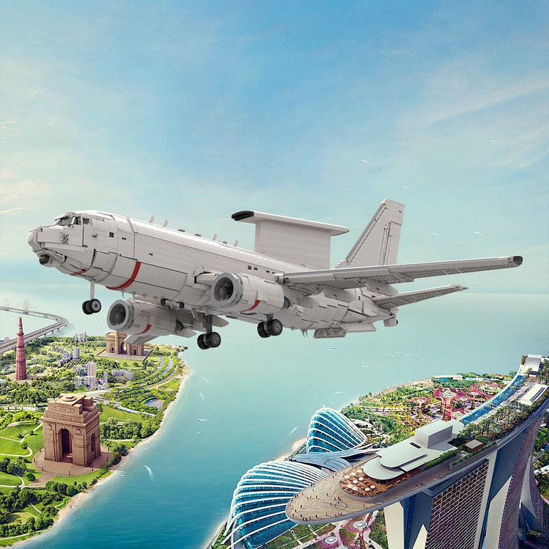 E-7 Wedgetail Military Surveillance Aircraft MOC Building Kit - 2