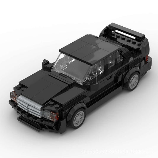 E190 EVO II Classic 8-Wide Racing Sedan Building Kit | LEGO-Compatible MOC - 1