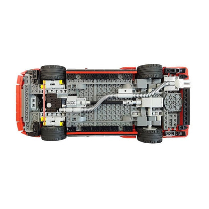 E30 Retro German Sports Coupe MOC Vehicle Model Building Kit - 4