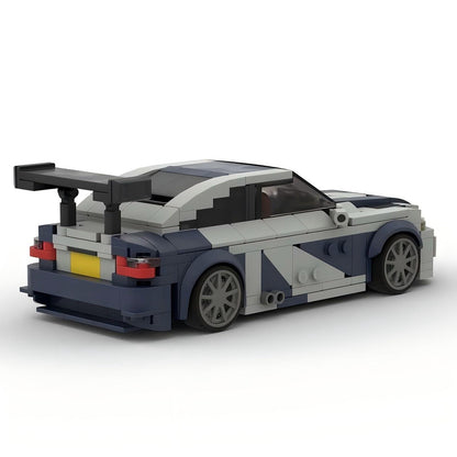 E46 GTR Sports Touring Race Car Building Kit | LEGO-Compatible MOC - 3