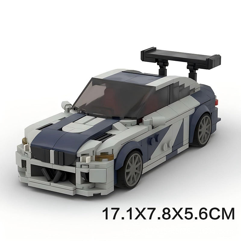 E46 GTR Sports Touring Race Car Building Kit | LEGO-Compatible MOC - 6