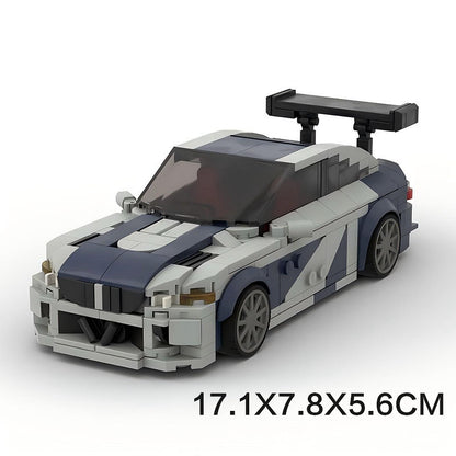 E46 GTR Sports Touring Race Car Building Kit | LEGO-Compatible MOC - 6