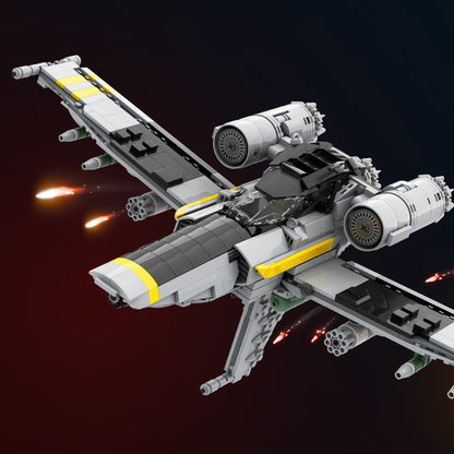 eagle close air support building set | helldivers | lego compatible - 1