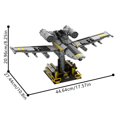 eagle close air support building set | helldivers | lego compatible - 4