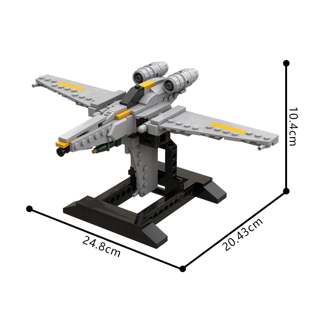 eagle fighter building set | helldivers | moc-211816 - 4