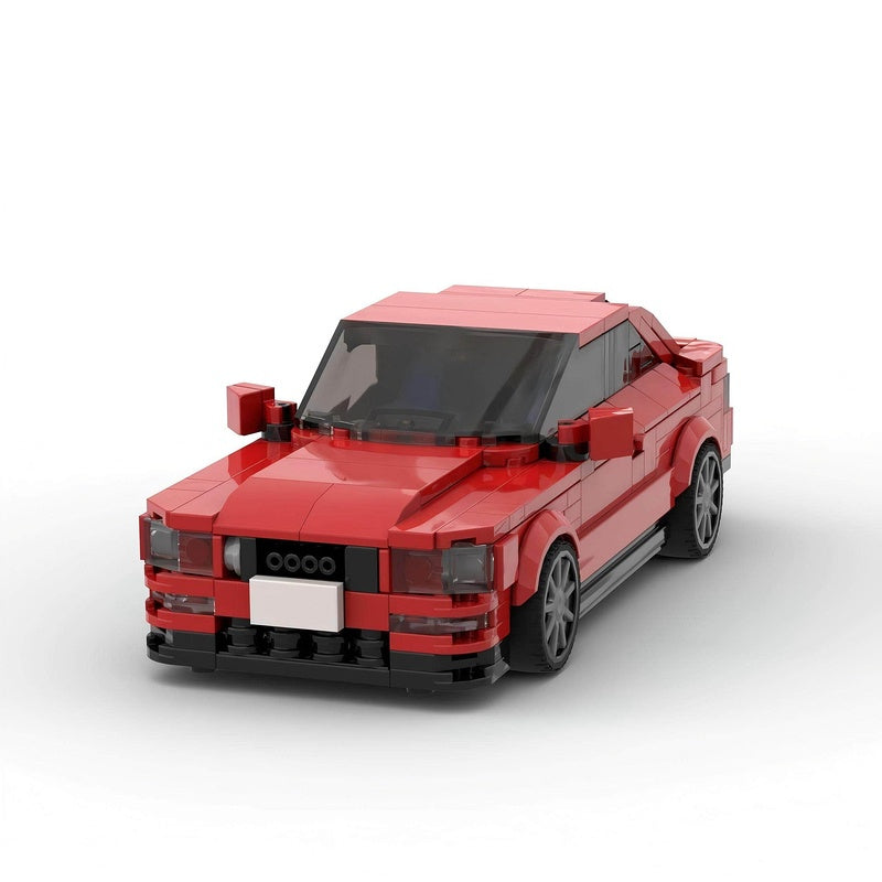 Early 90s Retro Coupe Sports Car Building Kit | LEGO-Compatible MOC - 4