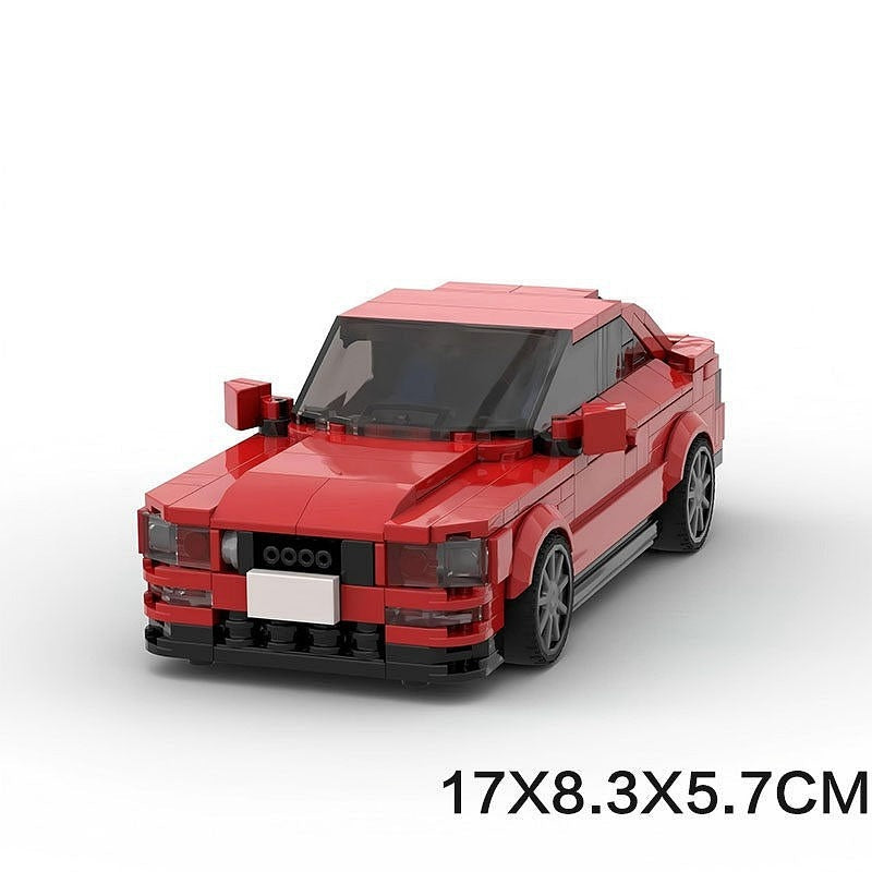 Early 90s Retro Coupe Sports Car MOC Building Kit - 8