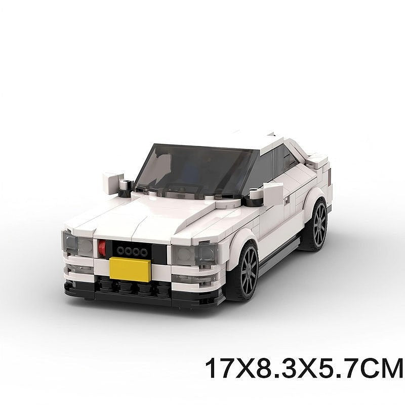 Early 90s Retro Coupe Sports Car MOC Building Kit - 9