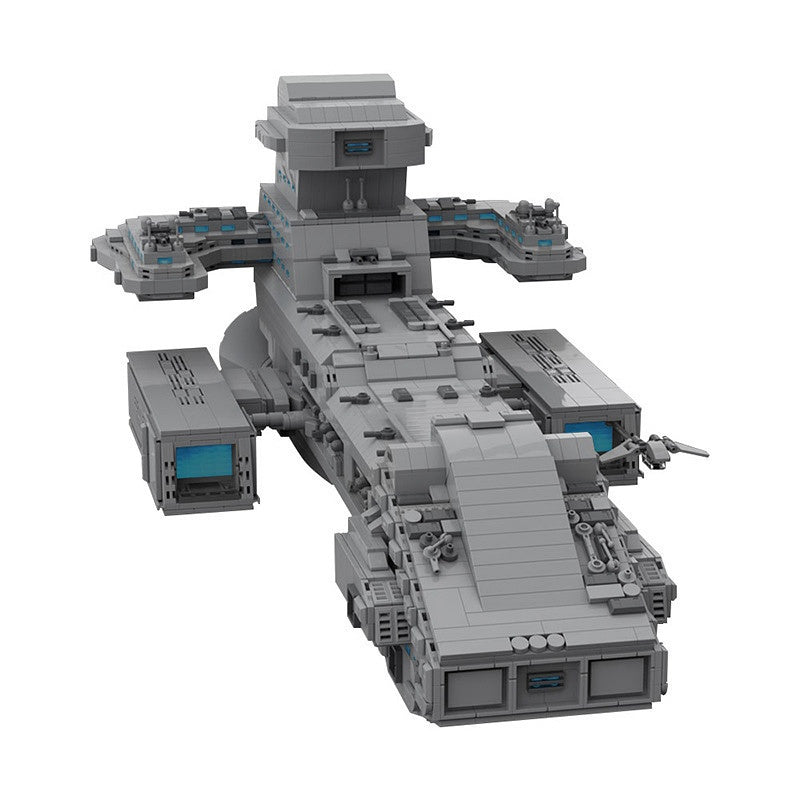 Earth Defense Battlecruiser MOC Building Kit | Interstellar Warship - 1