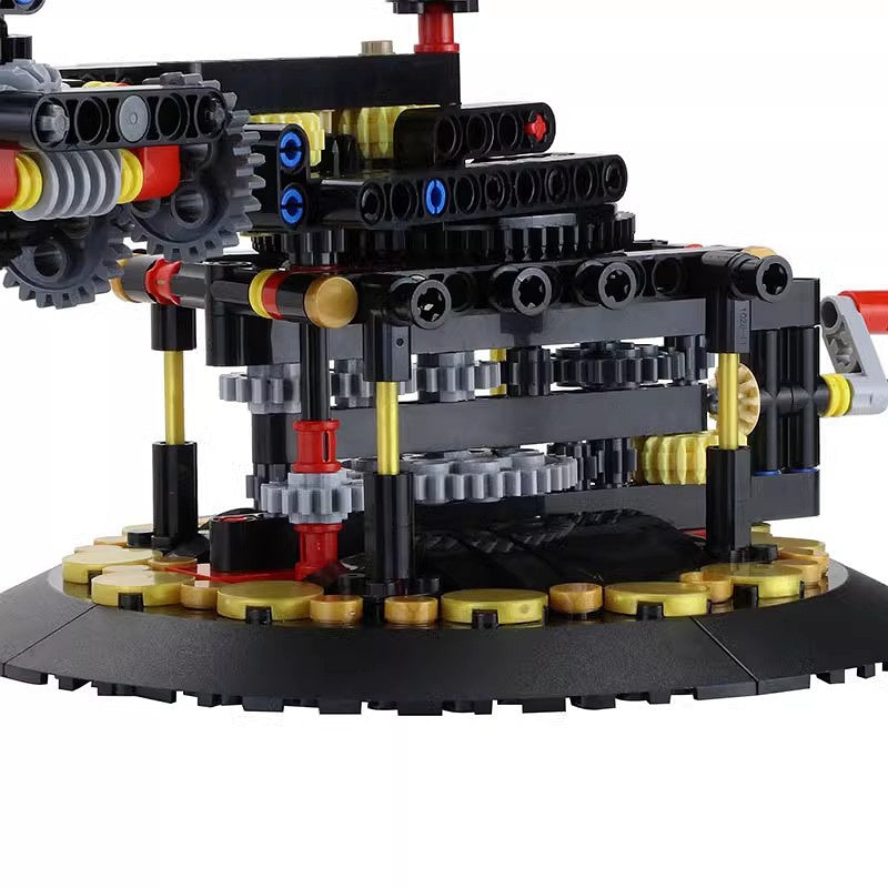 Earth Moon and Sun Orrery Mechanical Solar System Building Kit | LEGO-Compatible MOC - 2
