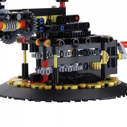 Earth Moon and Sun Orrery Mechanical Solar System Building Kit | LEGO-Compatible MOC - 2