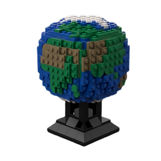 Earth's Layers MOC Building Kit | Geological Structure Display Model - 1
