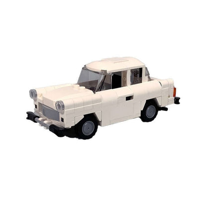 Eastern Bloc Classic Sedan MOC Building Kit | Vintage Vehicle Model - 1