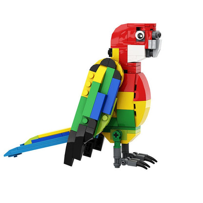 Eastern Rosella Parrot MOC Building Kit – Colorful Bird Display Model Kit - 5