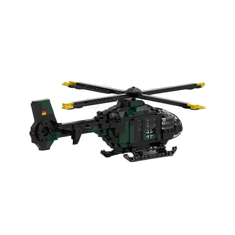 EC135 T1 German Military Training Helicopter MOC Building Kit - 5