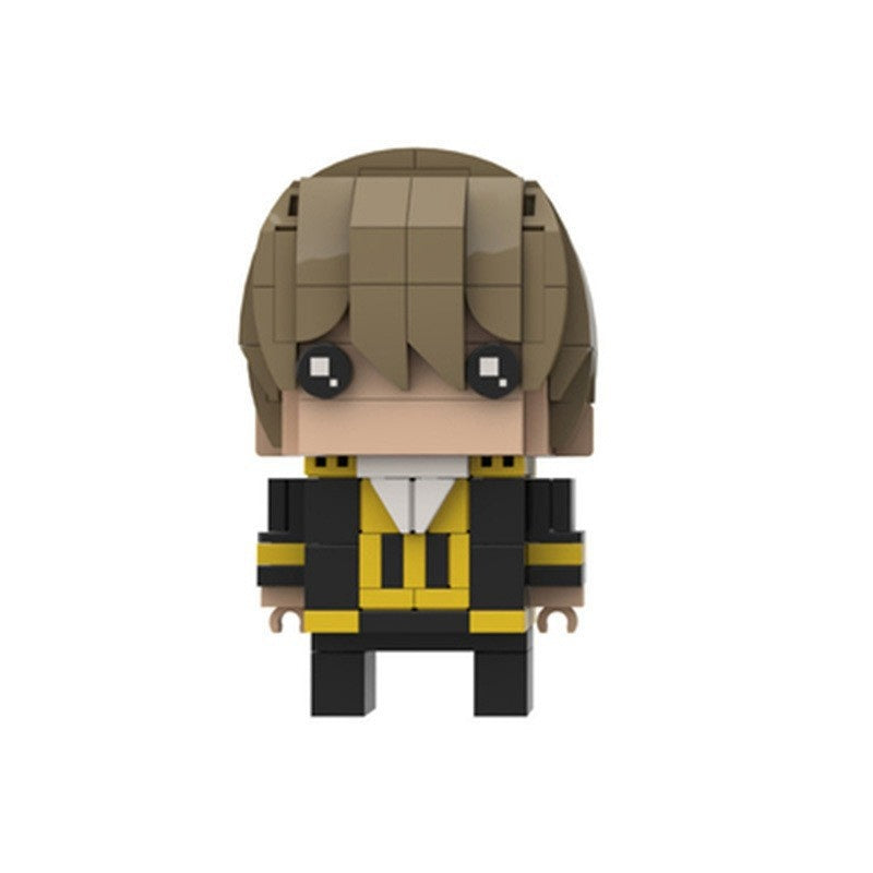 Edo Samurai Comedy Heroes Anime BrickHeadz Building Kit | LEGO-Compatible MOC - 14