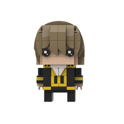 Edo Samurai Comedy Heroes Anime BrickHeadz Building Kit | LEGO-Compatible MOC - 14