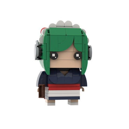 Edo Samurai Comedy Heroes Anime BrickHeadz Building Kit | LEGO-Compatible MOC - 15