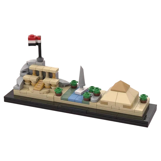 Egypt Skyline Building Kit | LEGO-Compatible MOC - 1