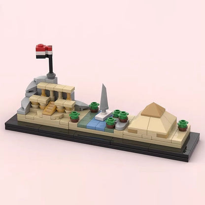 Egypt Skyline MOC Building Kit | Ancient Civilization Architecture Model - 5