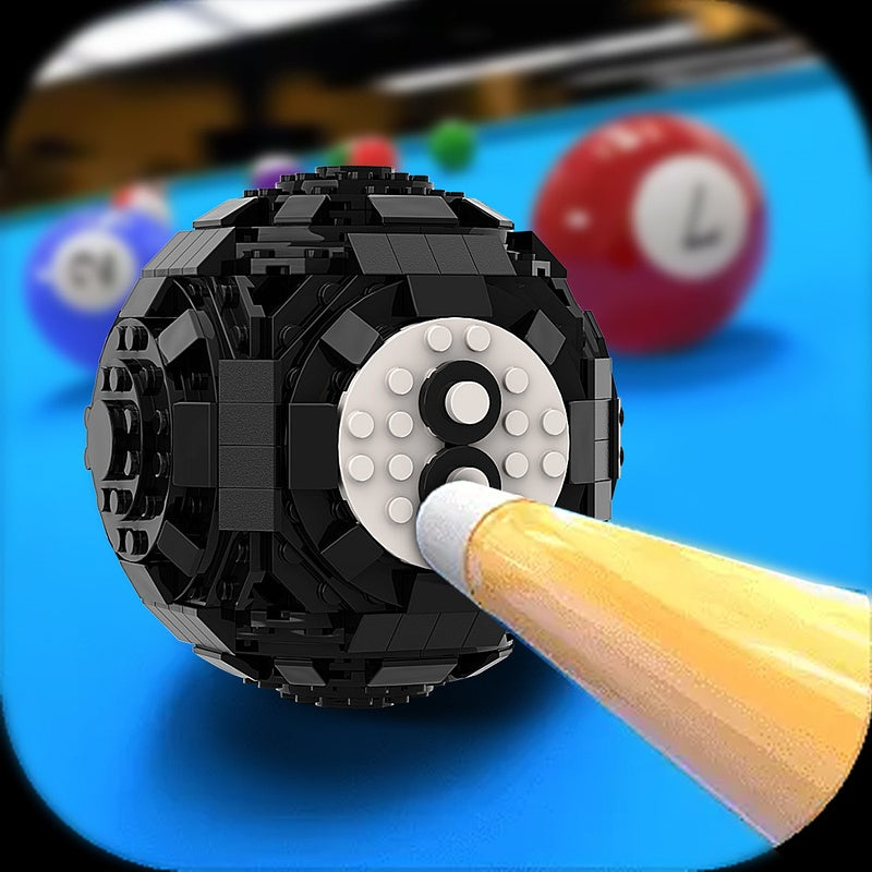Eight Ball MOC Building Kit | Retro Display Model - 2